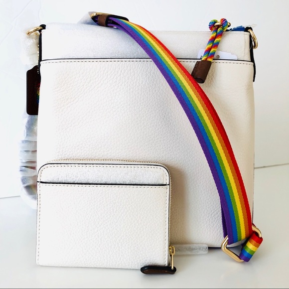 Coach Bags Coach Jes Slim Crossbody Purse Wallet Set Rainbow Poshmark